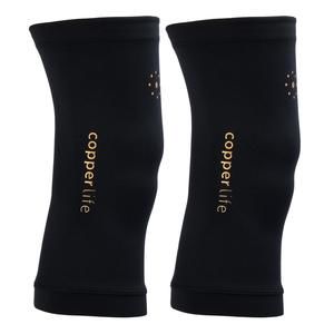 Tommie Copper Set of 2 Infrared Compression Knee Sleeves - Black/XX-Large